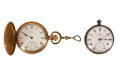 Lot 155 - Dent A Victorian silver pocket watch