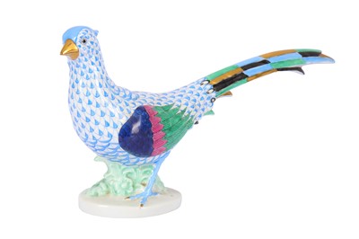 Lot 178 - A Herend porcelain pheasant