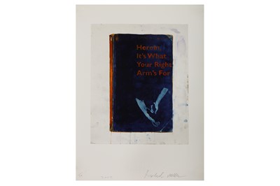 Lot 317 - Harland Miller (British, b.1964), 'Heroin, It's What Your Right Arm's For'
