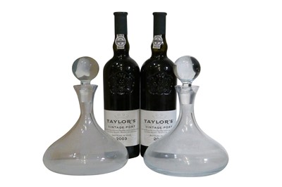 Lot 409 - Taylors Port With Decanter