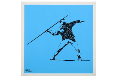 Lot 157 - Otto Schade (Chilean, b.1971), 'Homage to Banksy (Blue)'