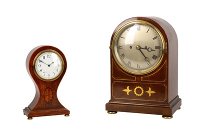 Lot 232 - An Edwardian mahogany bracket clock