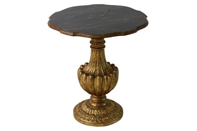 Lot 418 - A late 20th Century carved giltwood occasional table