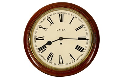 Lot 226 - AMENDED - A 19th century English 14 inch mahogany dial wall clock