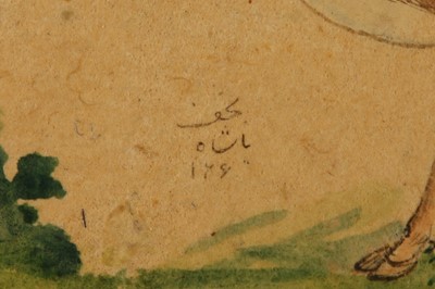 Lot 38 - * A YOUTH TETHERING A MOUNTAIN GOAT AND TWO SIMILAR DRAWINGS