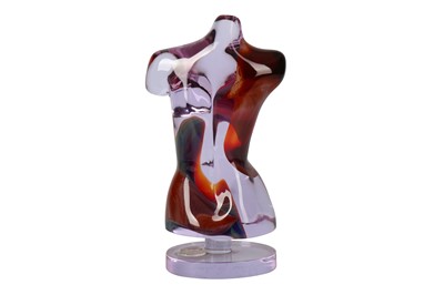 Lot 68 - Dino Rosin (b.1948) An Italian Murano glass Sculpture 'Aphrodite'