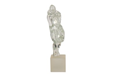 Lot 74 - Manner of Loredano Rosin - A Murano glass sculpture 'Lovers'