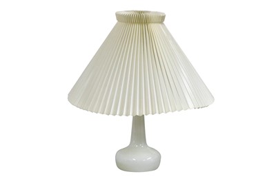 Lot 422 - Le Klint, a Danish model 311 opaline glass table lamp