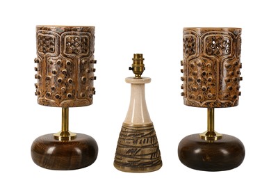 Lot 92 - A pair of 1970s Axella Design Danish table lamps