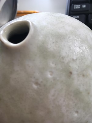 Lot 105 - Alan Wallwork (1931-2019); a stoneware seedhead vase