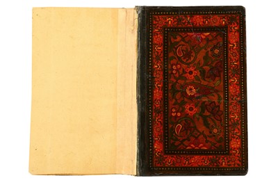 Lot 117 - AN ILLUMINATED QUR'AN COPIED BY MUHAMMAD HOSSEIN AL-LAHORI