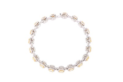 Lot 69 - A diamond bracelet