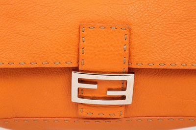 Lot 149 - Fendi Orange Selleria Mama Baguette Bag