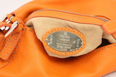 Lot 149 - Fendi Orange Selleria Mama Baguette Bag