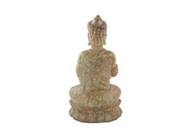 Lot 249 - A Chinese jade buddha.