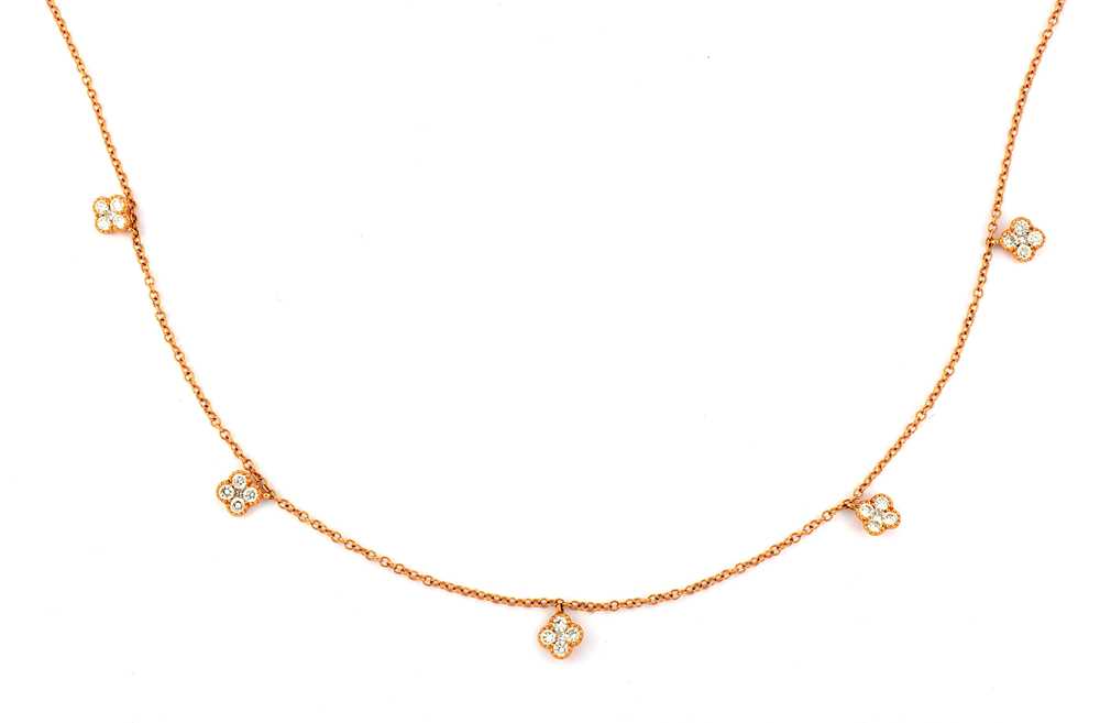 Lot 25 - A diamond-set necklace