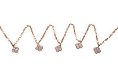Lot 25 - A diamond-set necklace