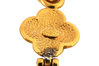 Lot 392 - Chanel Logo CC Double Chain Pendant Necklace