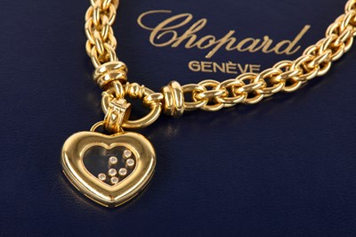 Lot 120 - A 'Happy Diamond' pendant necklace, by Chopard