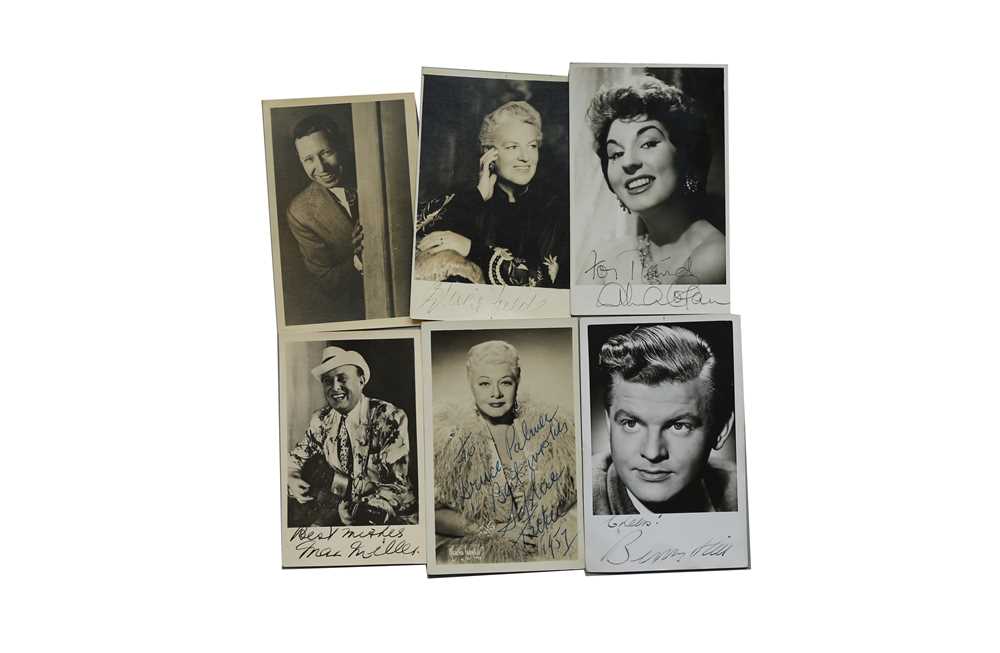 Lot 59 - Photograph Collection.- Vintage Actors & Entertainers