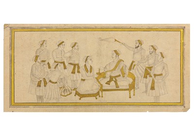Lot 205 - A COURTLY GATHERING