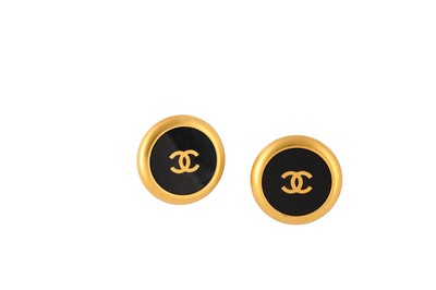 Lot 411 - Chanel CC Logo Clip On Earrings
