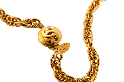 Lot 418 - Chanel Open Circle Pendant Necklace