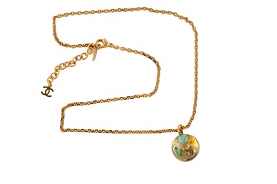 Lot 425 - Chanel Resin Pendant Necklace