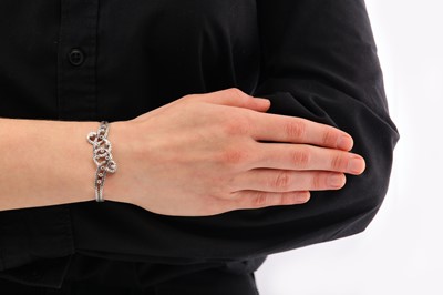 Lot 36 - A diamond-set bracelet