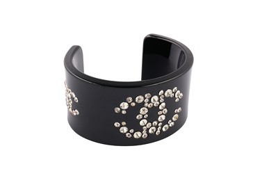 Lot 431 - Chanel Resin CC Logo Cuff Bracelet