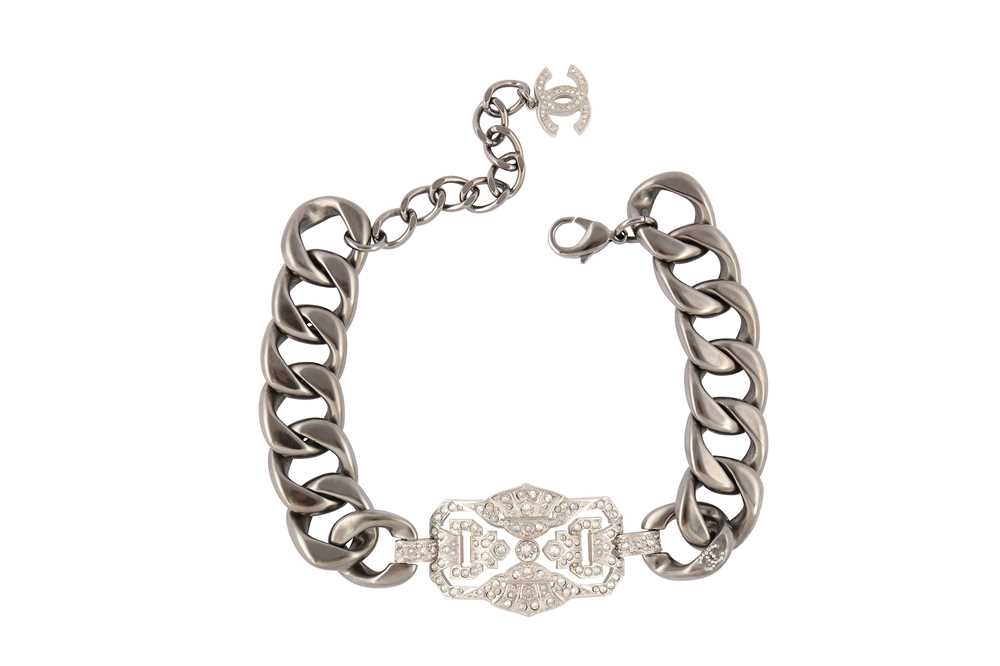 Chanel rhinestone store choker