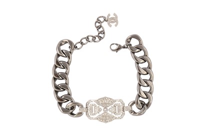 Lot 434 - Chanel Rhinestone Choker Necklace