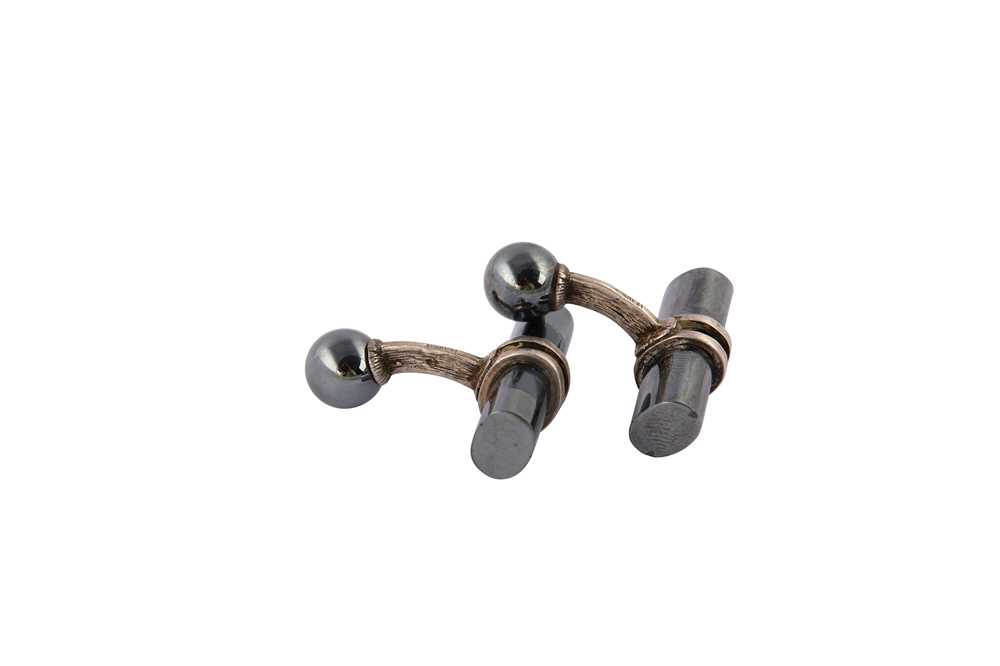 Lot 443 - Hermes Bar Cufflinks