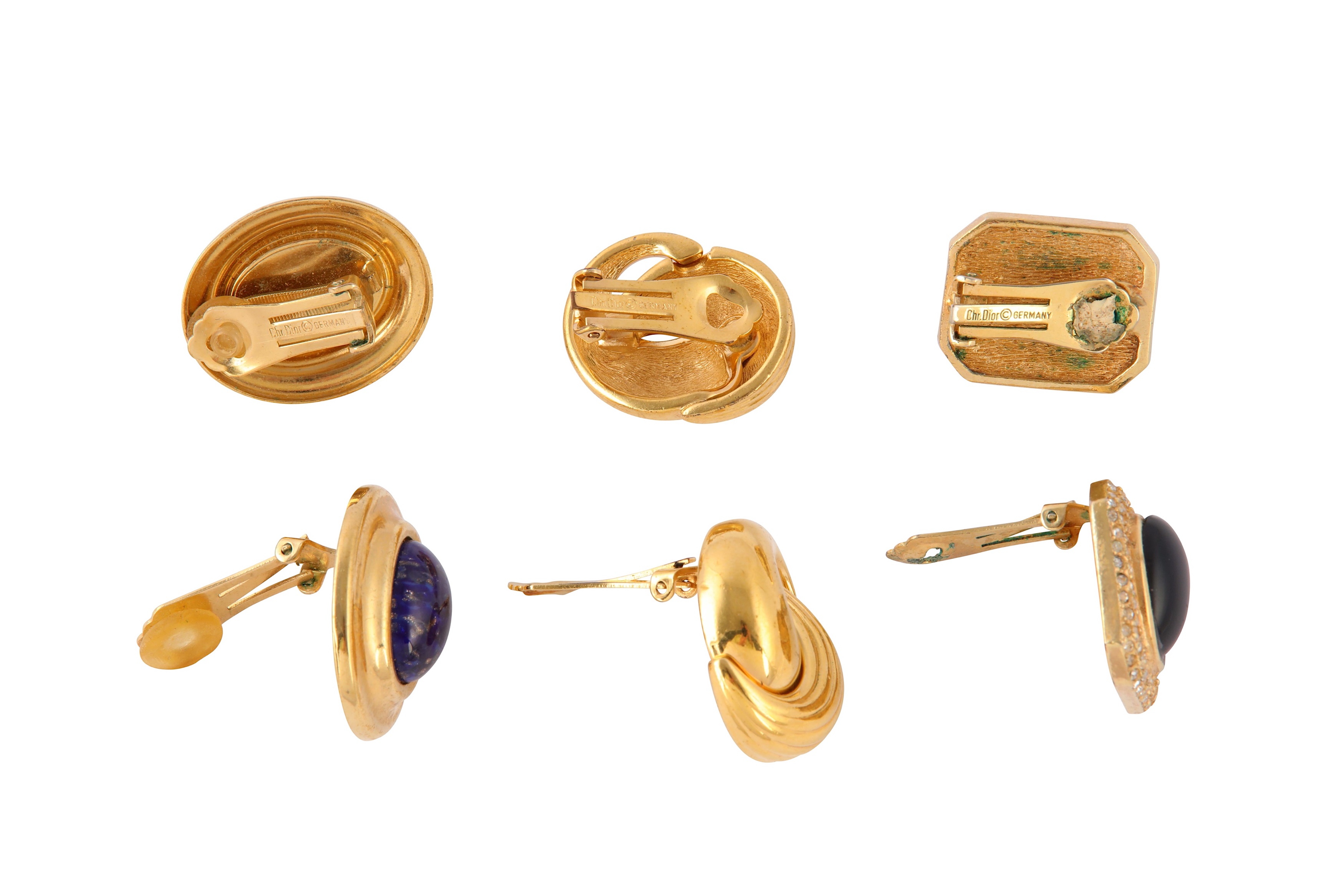 Lot 61 Christian Dior Clip On Earrings