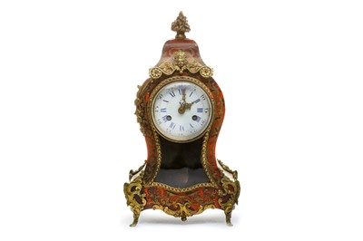 Lot 108 - A 19th century French Boulle work mantel clock