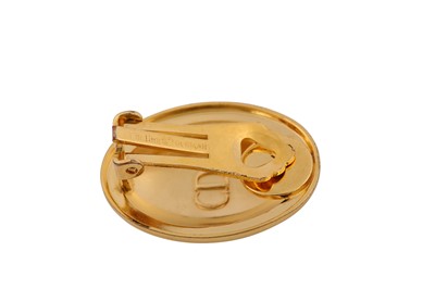Lot 64 - Christian Dior Logo Clip On Earrings