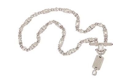 Lot 468 - Christian Dior Rhinstone Statement Necklace