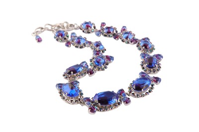 Lot 472 - Christian Dior Two Tone Crystal Necklace