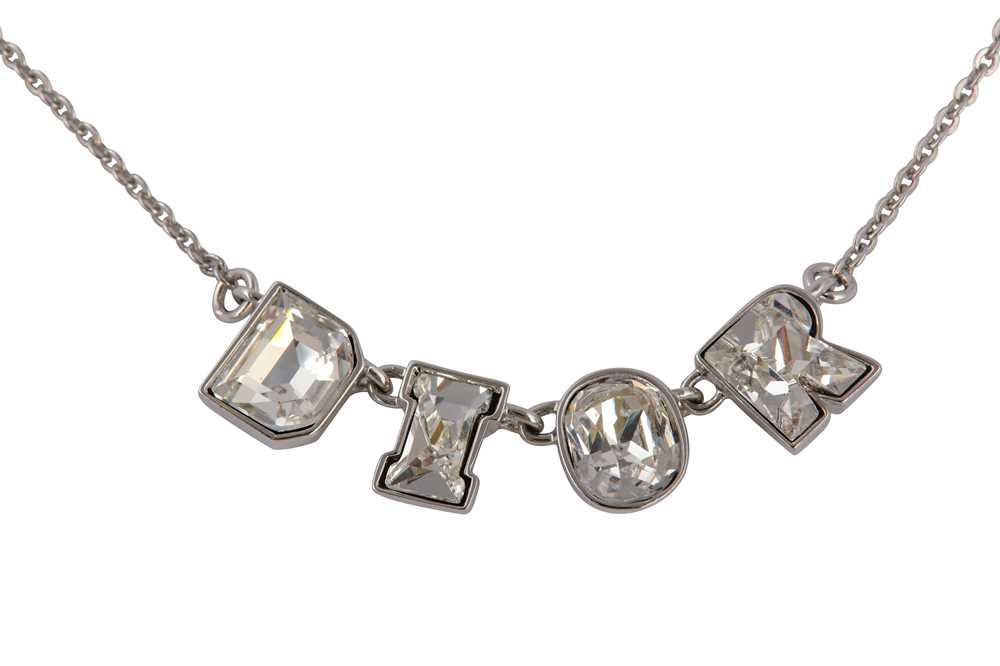 Dior oblique necklace Dior Silver in Other  28737146