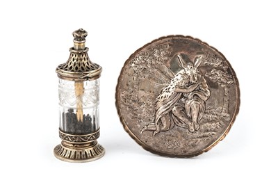 Lot 38 - A 19th Century French 950 standard silver gilt pepper grinder