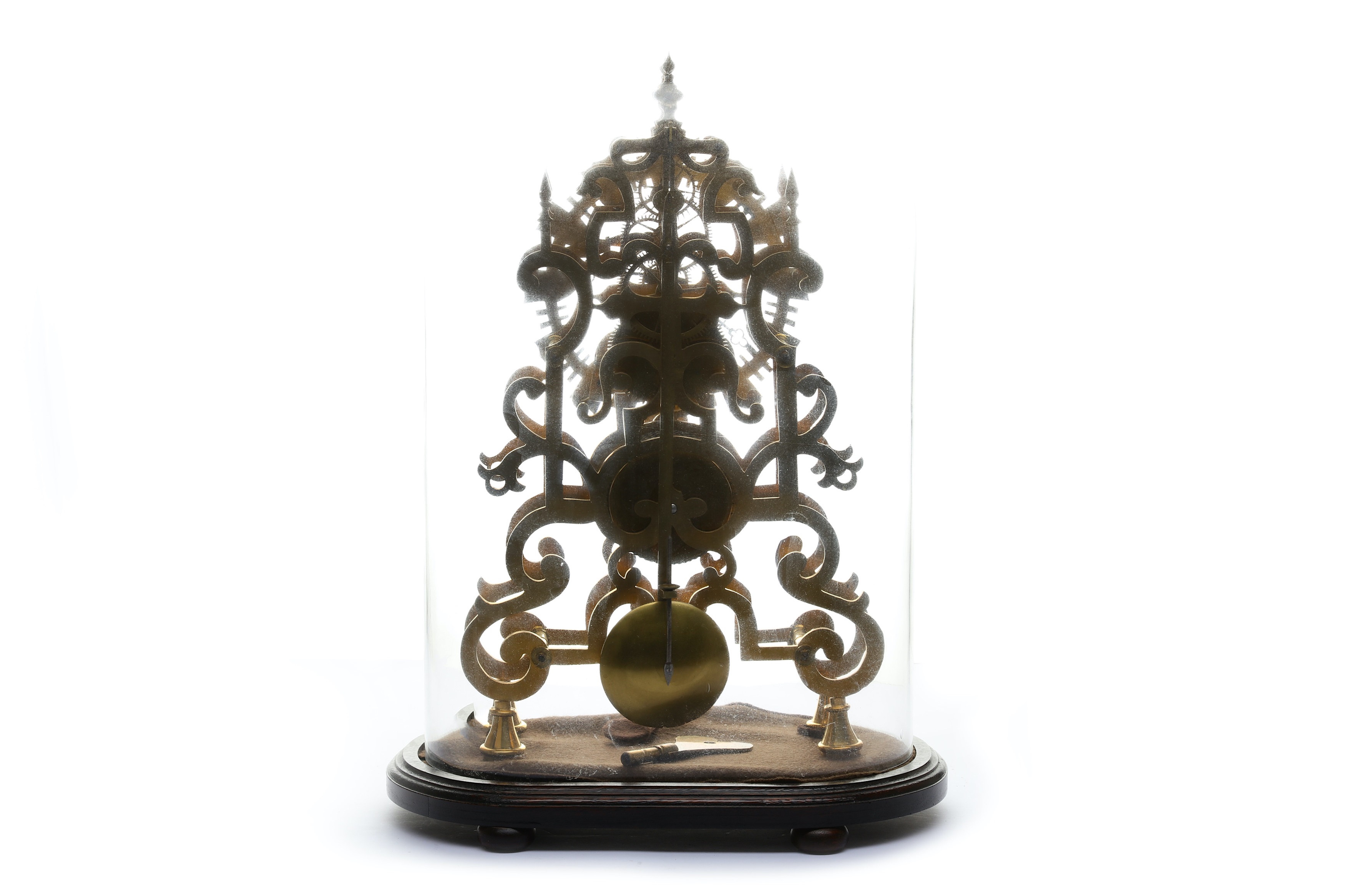 Lot 109 - A 20th century reproduction brass skeleton