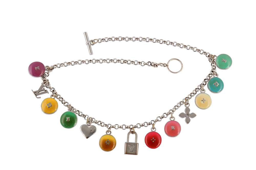 Louis Vuitton, Jewelry, Louis Vuitton Multicolor Monogram Tiff Sweet  Necklace