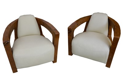 Lot 727 - A pair of late 20th century Aviator Style chairs