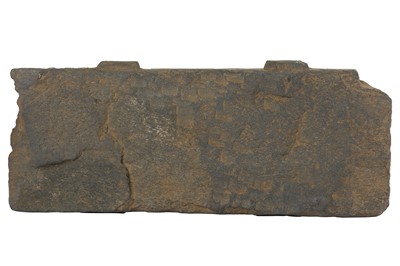 Lot 176 - A GREY SCHIST FRIEZE WITH THE BUDDHA'S FUNERARY CEREMONY