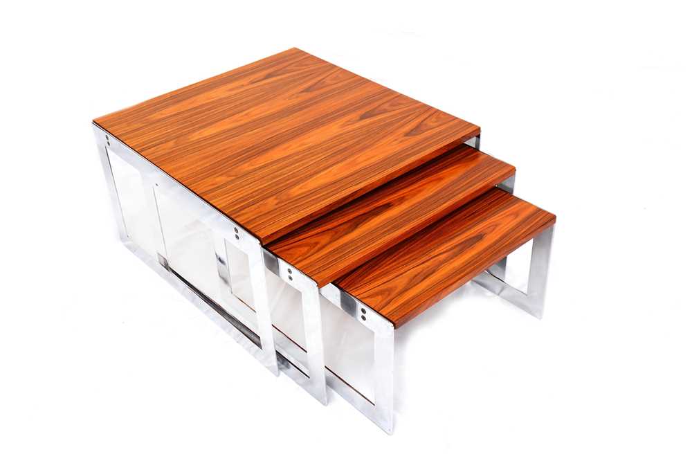 Lot 654 - Mid Century Merrow Associates Nesting Tables
