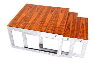 Lot 654 - Mid Century Merrow Associates Nesting Tables