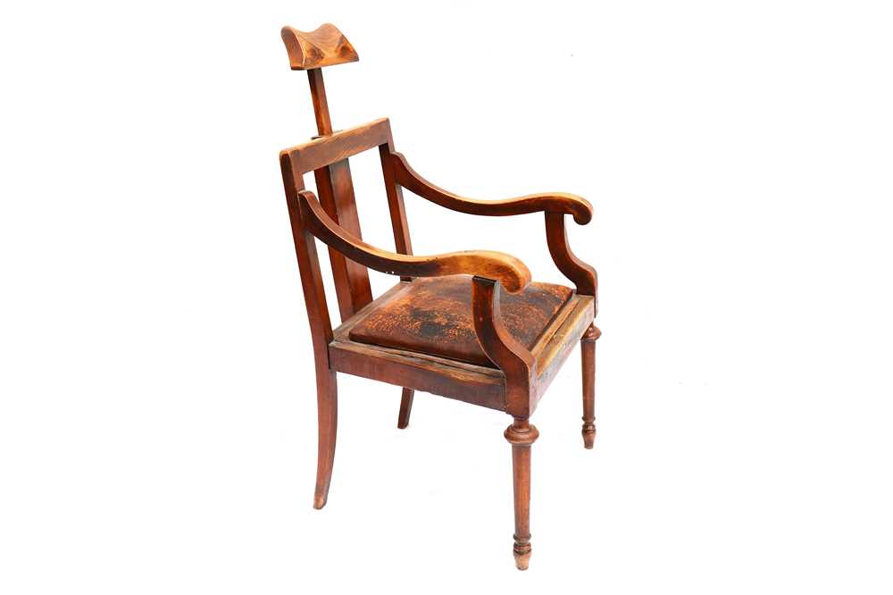 Lot 664 - Antique Barbers Chair