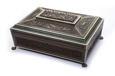 Lot 145 - A 19th Century Anglo-Indian sadeli work