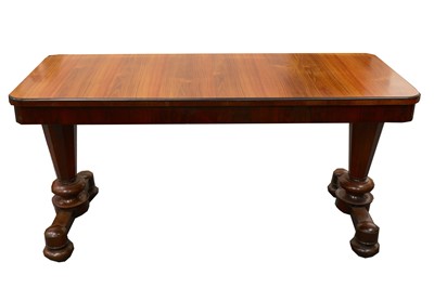 Lot 668 - Antique Library Table