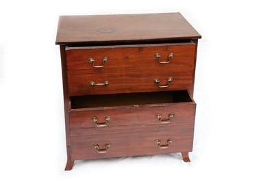 Lot 675 - Small Antique Chest Of Drawers